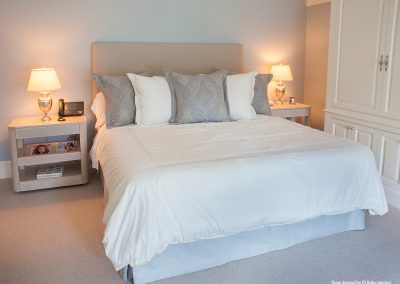 fabric headboard, upholstered headboard, white bedspread, master bedroom, home decor, pillows, bedskirt, bedroom decor, Wellesley, upholstery