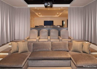 Curtains and Drapes, theater drape, indoor movie theater, blackout drapes, soundproof drapes, theater seating, gray curtains, theatre curtains, motorized rod, theater seats, basement interior design, curtains