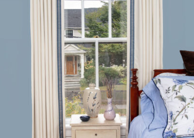 Blue-Bedroom-White-Wool-Drapes-with-Duette